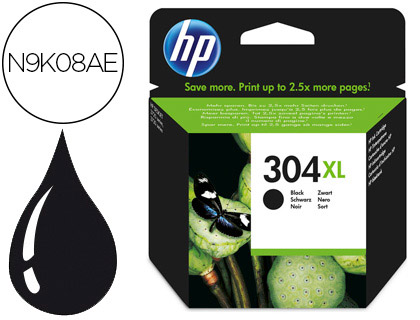 INK-JET HP 304XL DESKJET 3000 / 3720 / 3730 NEGRO 300 PAGINAS