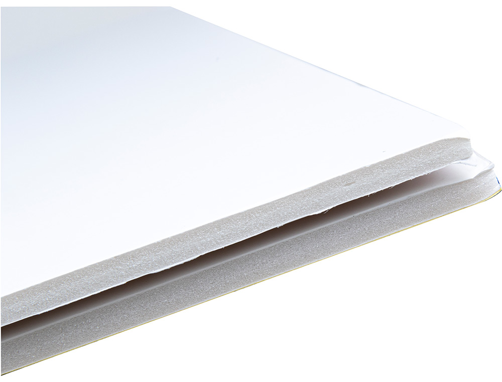 CARTON PLUMA LIDERPAPEL BLANCO DOBLE CARA 70X100CM ESPESOR 5MM