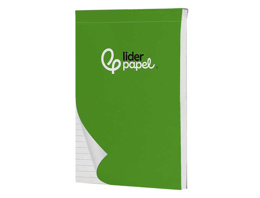 BLOC NOTAS LIDERPAPEL HORIZONTAL A5 80 HOJAS 60G/M2 PERFORADO