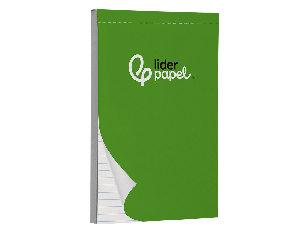 BLOC NOTAS LIDERPAPEL HORIZONTAL A5 80 HOJAS 60G/M2 PERFORADO